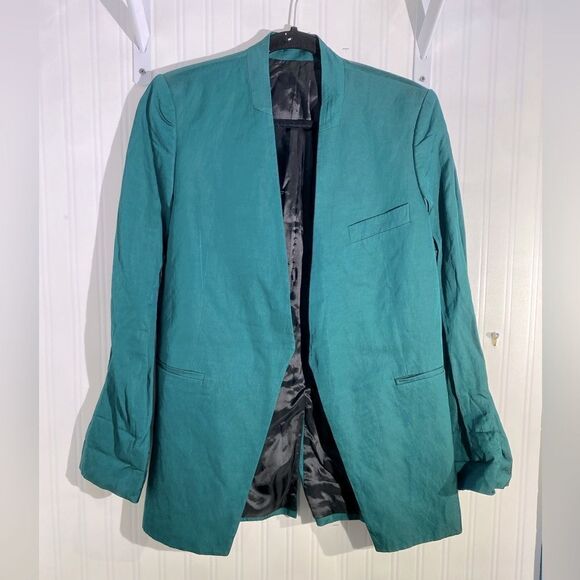 NWT Christian Wijnants Jakari Blazer Green Sz XS - Picture 2 of 5